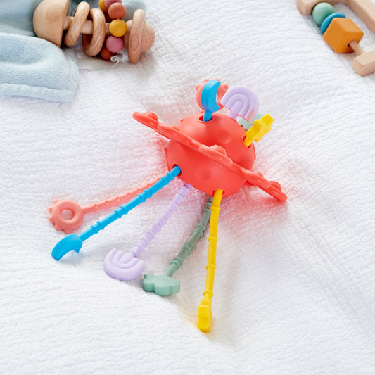 SiliSoft® Zip Pull Fidget Toy - Rainbow