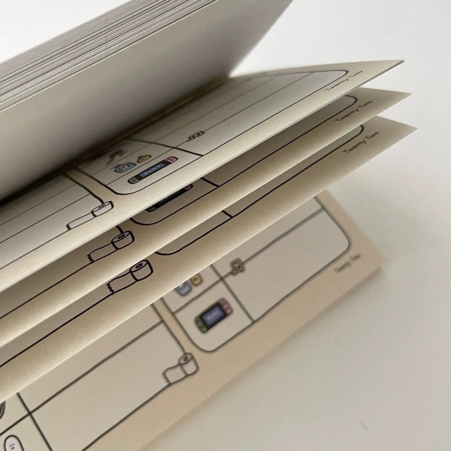 Twenty Two Daily Routine Notepad