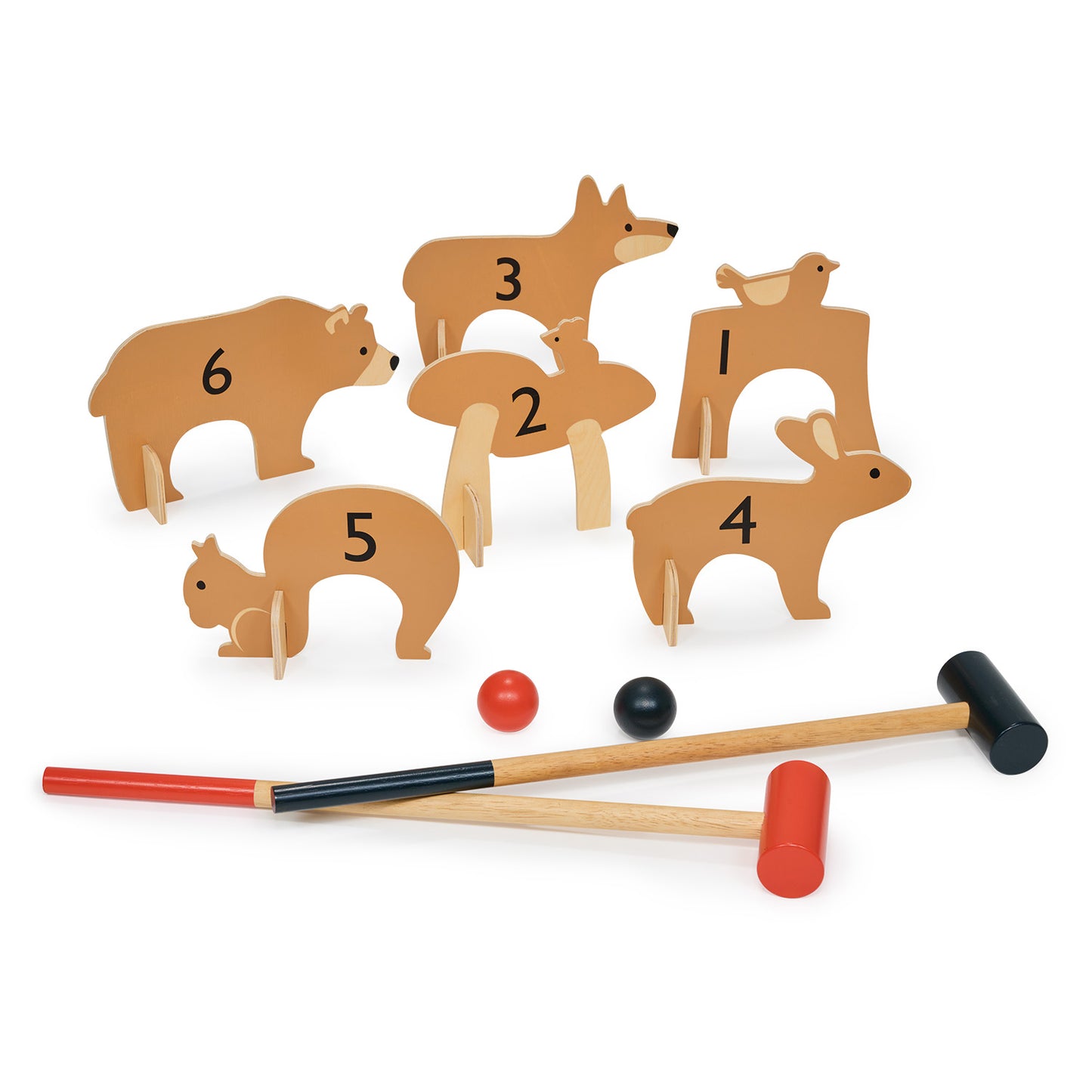 Tenderleaf Toys Woodland Croquet Set