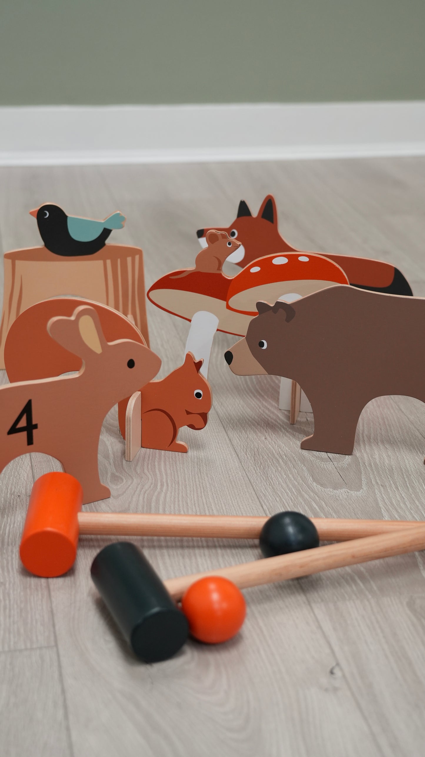 Tenderleaf Toys Woodland Croquet Set