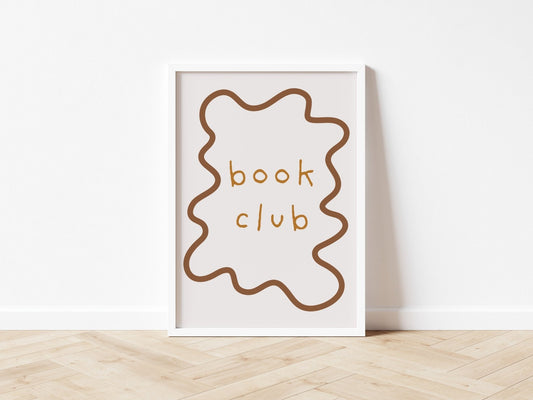 Book Club - Wavy Edition - Fine Art Print