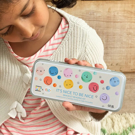 Cotton Twist It's Nice To Be Nice bracelet beading kit ilfestyle