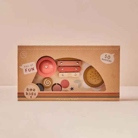 Just Bee Kids Wooden Table Top Music & Activity Table box