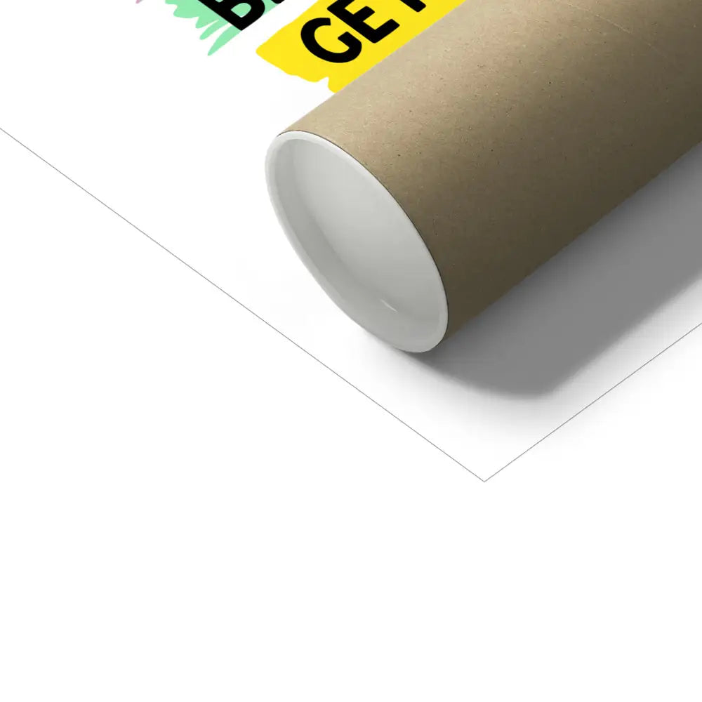 Morning routine poster packaging