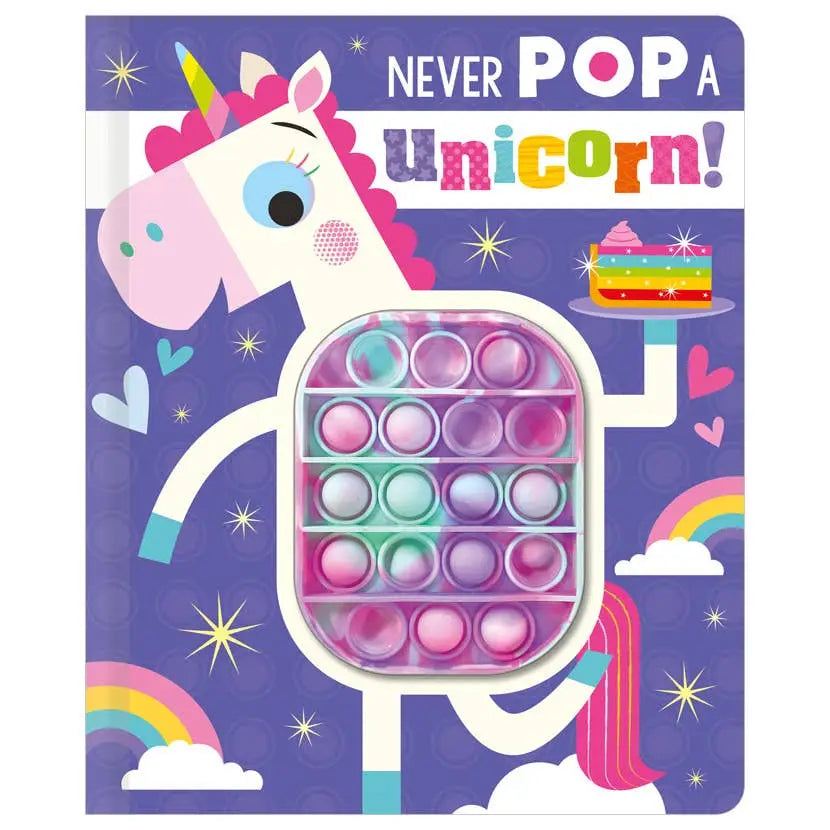 Make Believe Ideas Never Pop a Unicorn board book and fidget toy