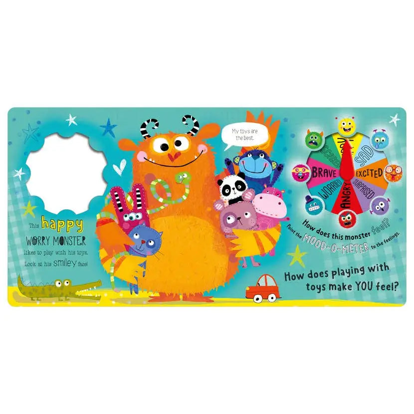 Make Believe Ideas The Very Hungry Worry Monsters Moodometer book interior pages
