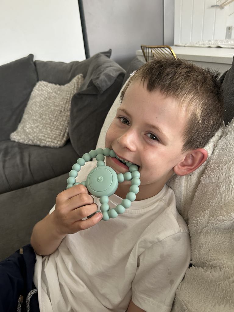 Vibrating Sensory Chew Toy - Autism Chew Toy & Baby Teething Toy