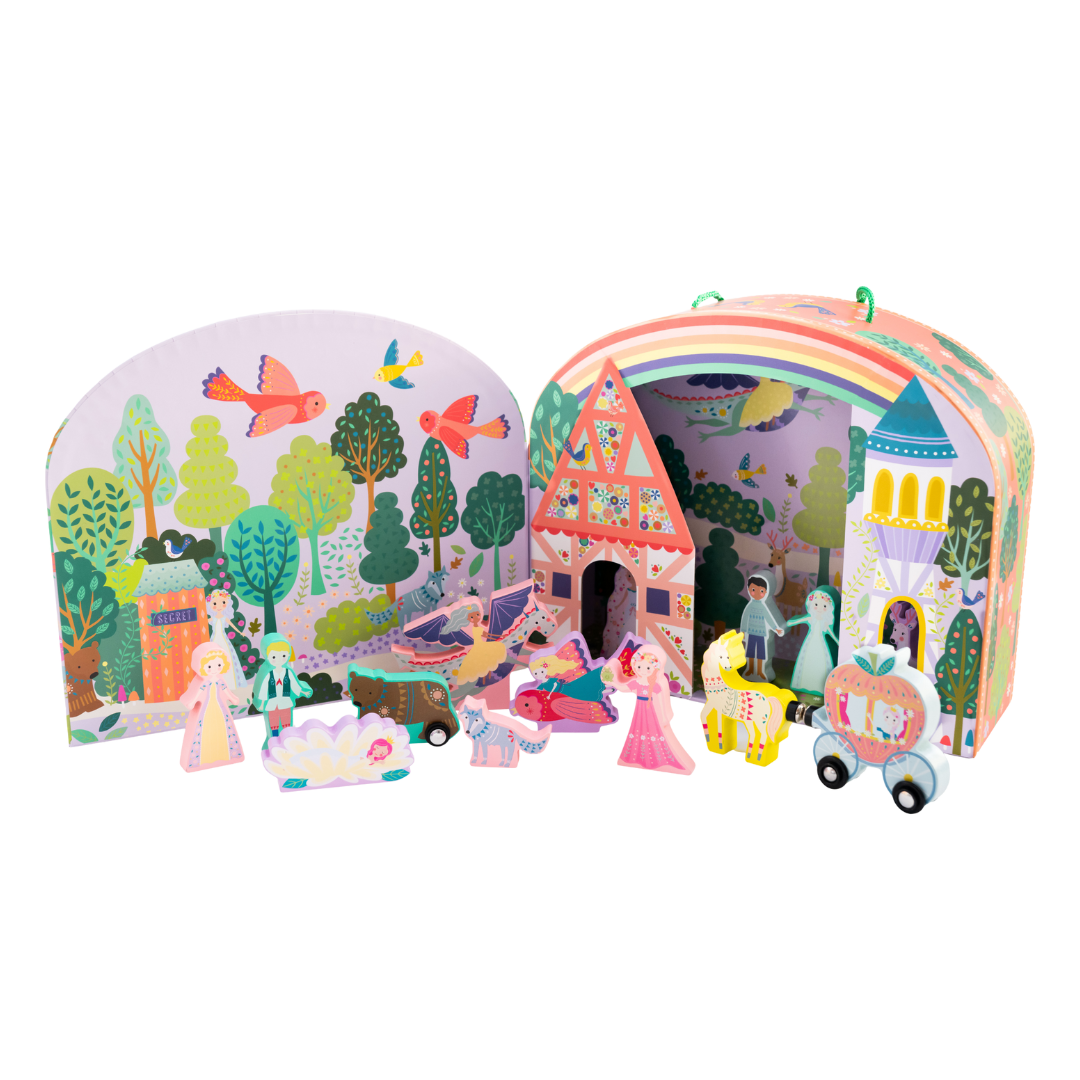 Fairytale Play Box With Wooden Pieces