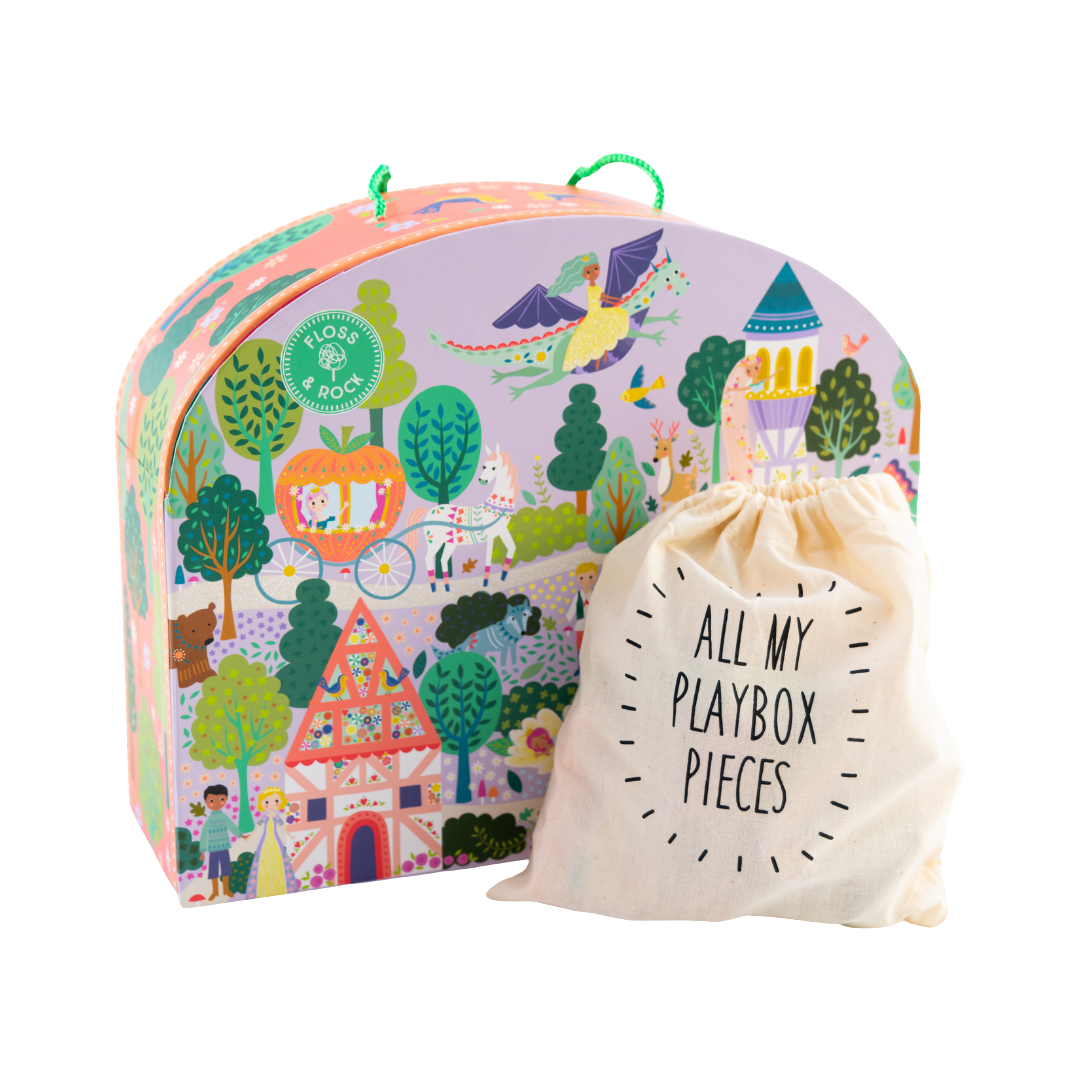 Fairytale Play Box With Wooden Pieces