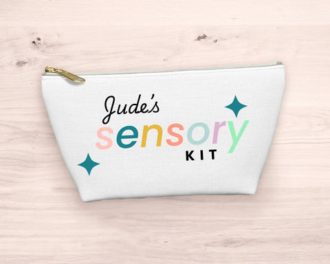Personalised sensory kit pouch