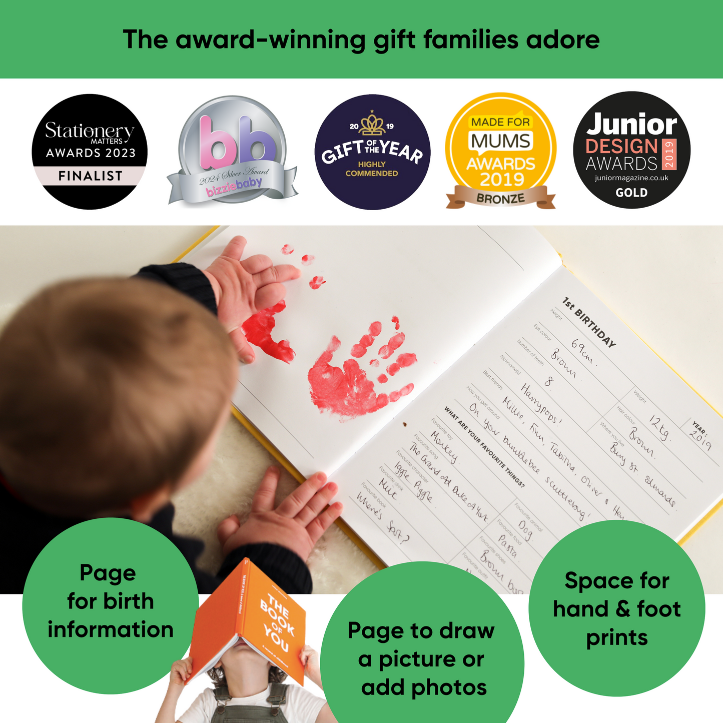 The Book of You: A record of childhood Gift Book