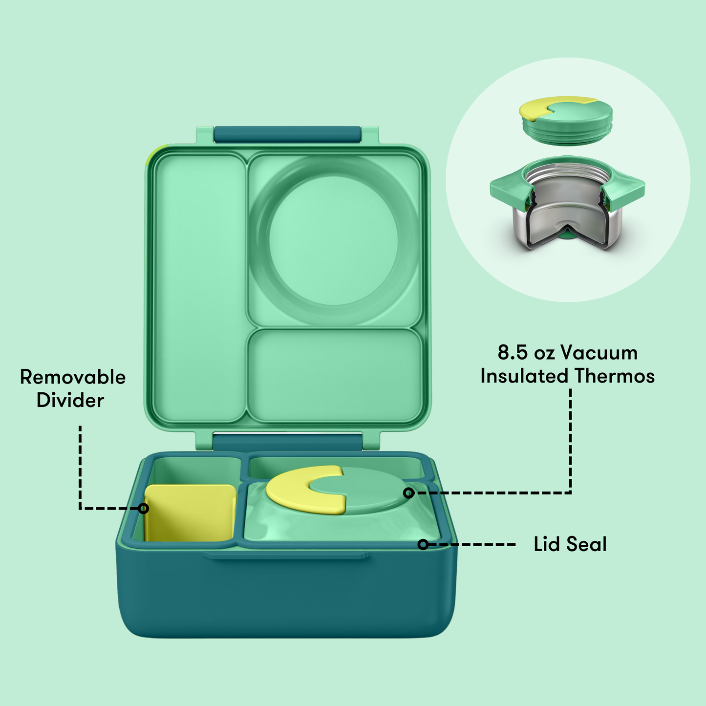 OmieBox hot and cold food lunchbox