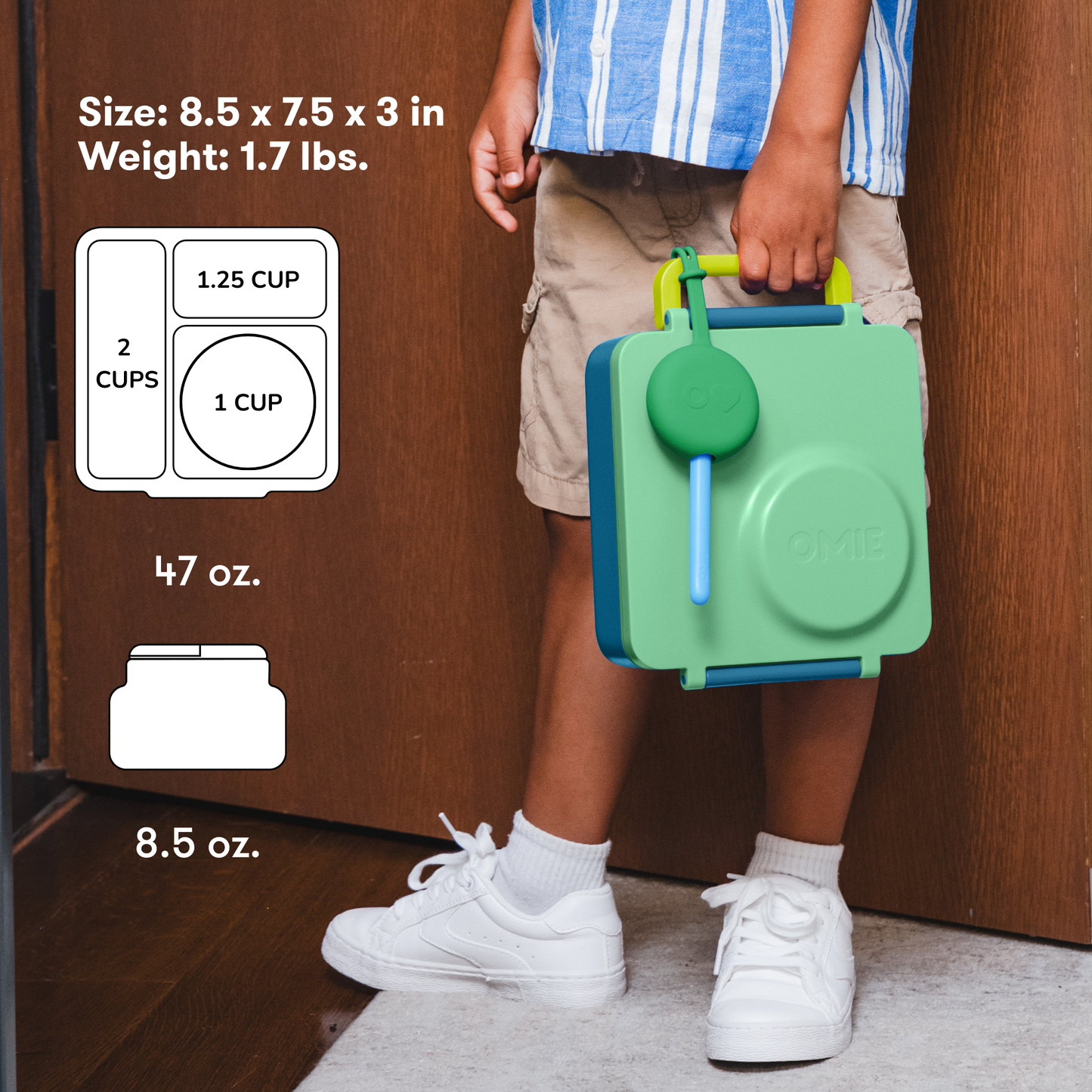 OmieBox hot and cold food lunchbox
