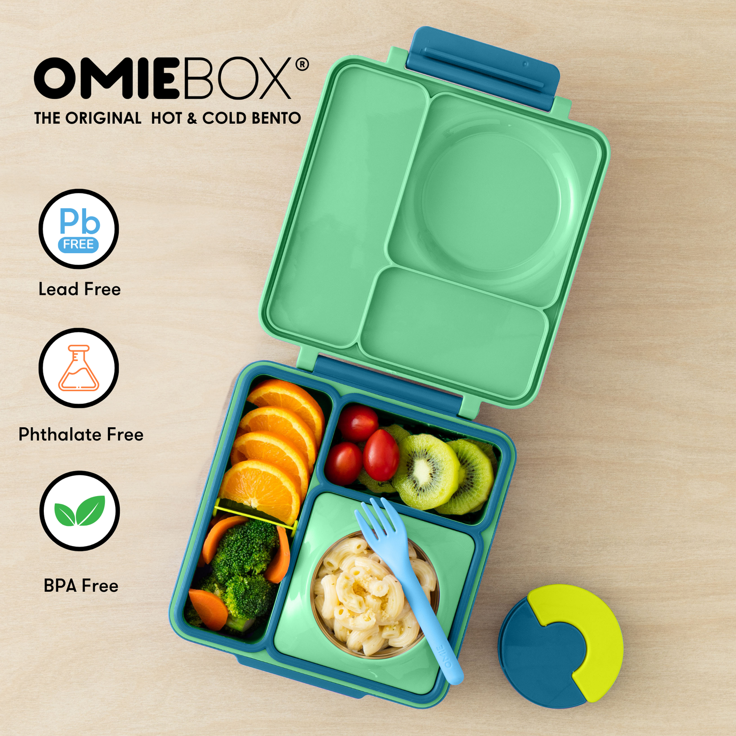OmieBox hot and cold food lunchbox