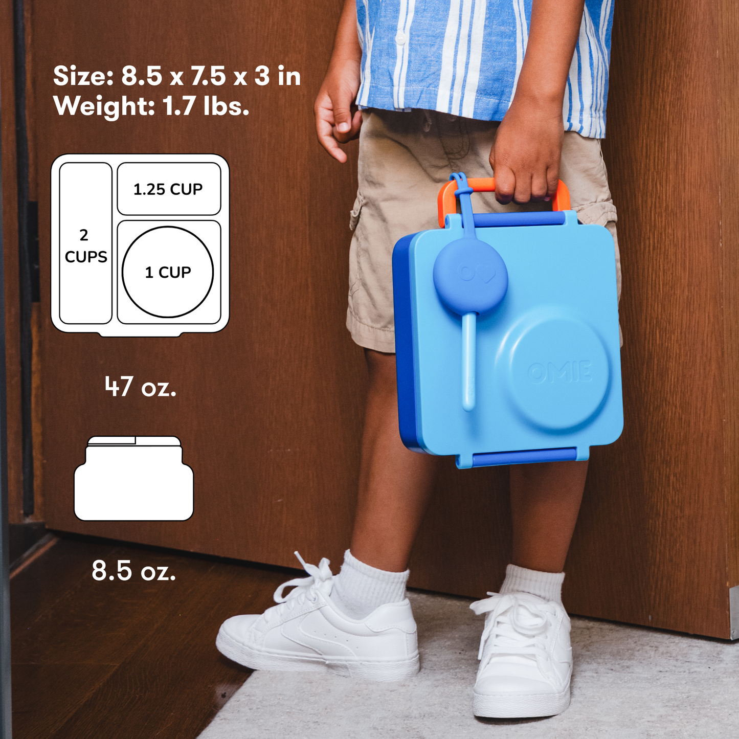 OmieBox hot and cold food lunchbox