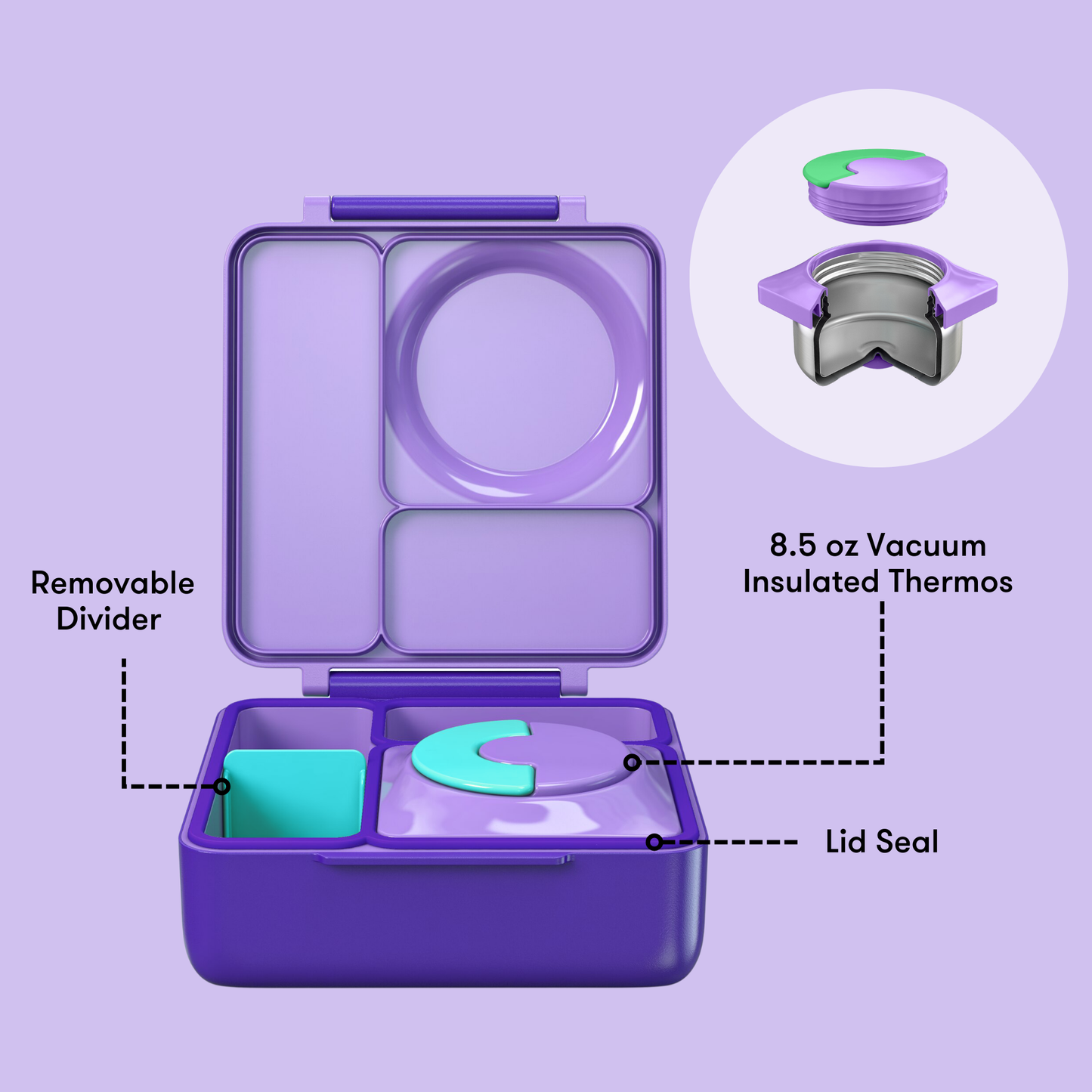OmieBox hot and cold food lunchbox