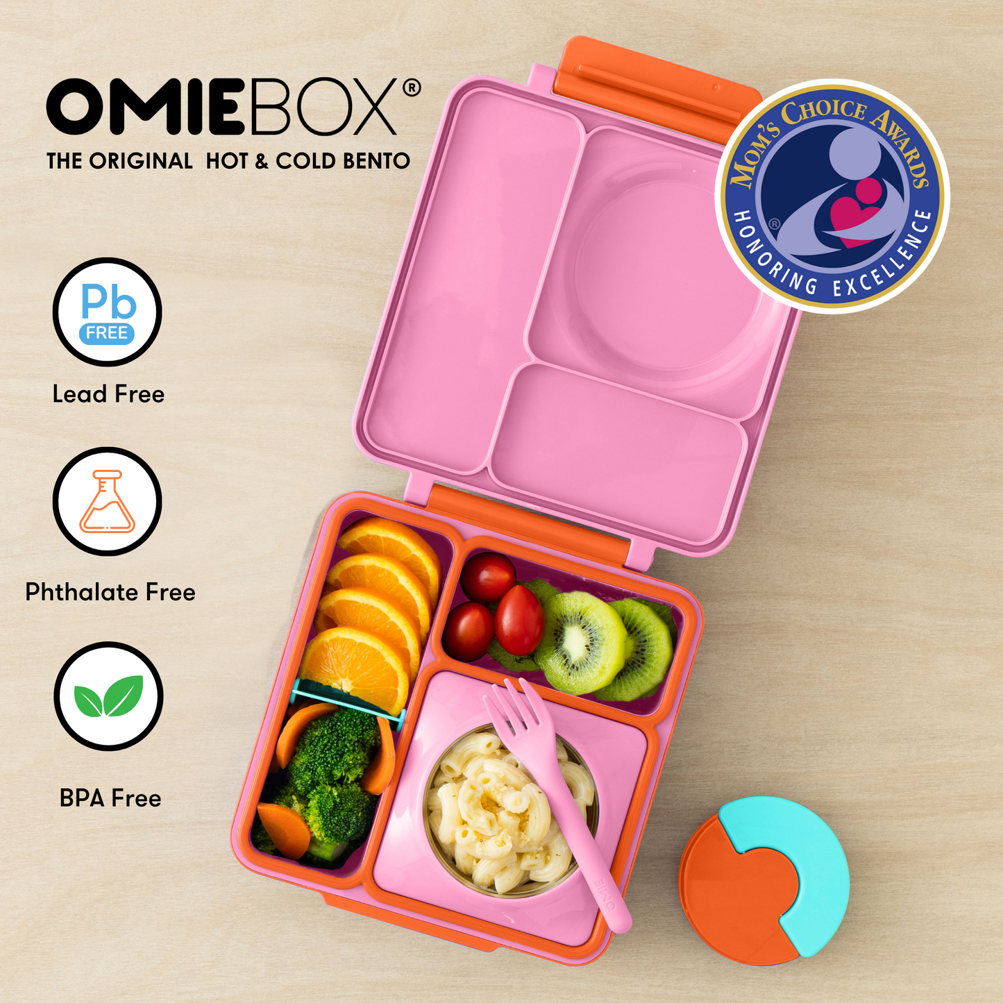 OmieBox hot and cold food lunchbox