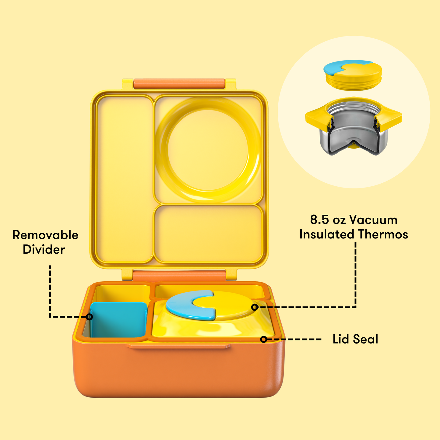 OmieBox hot and cold food lunchbox