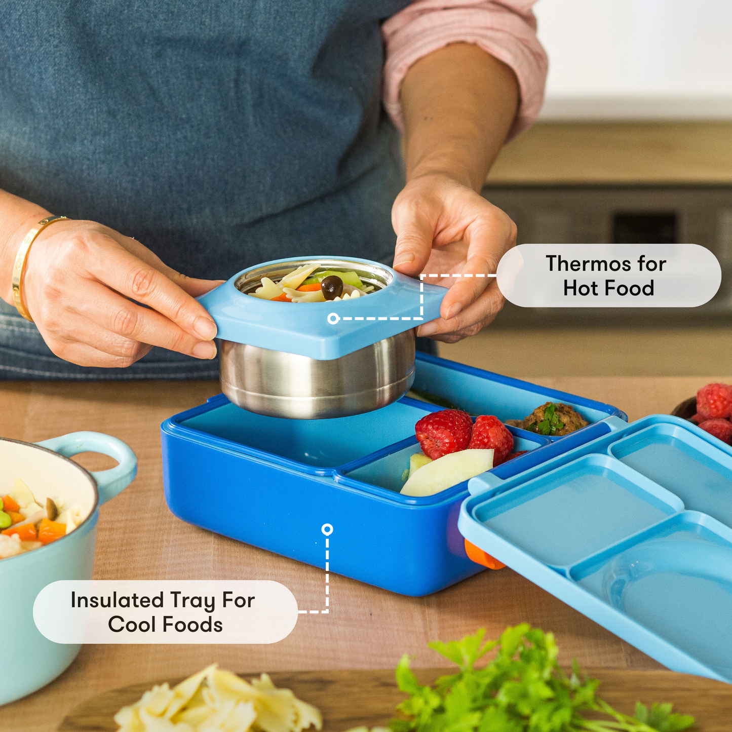 OmieBox hot and cold food lunchbox