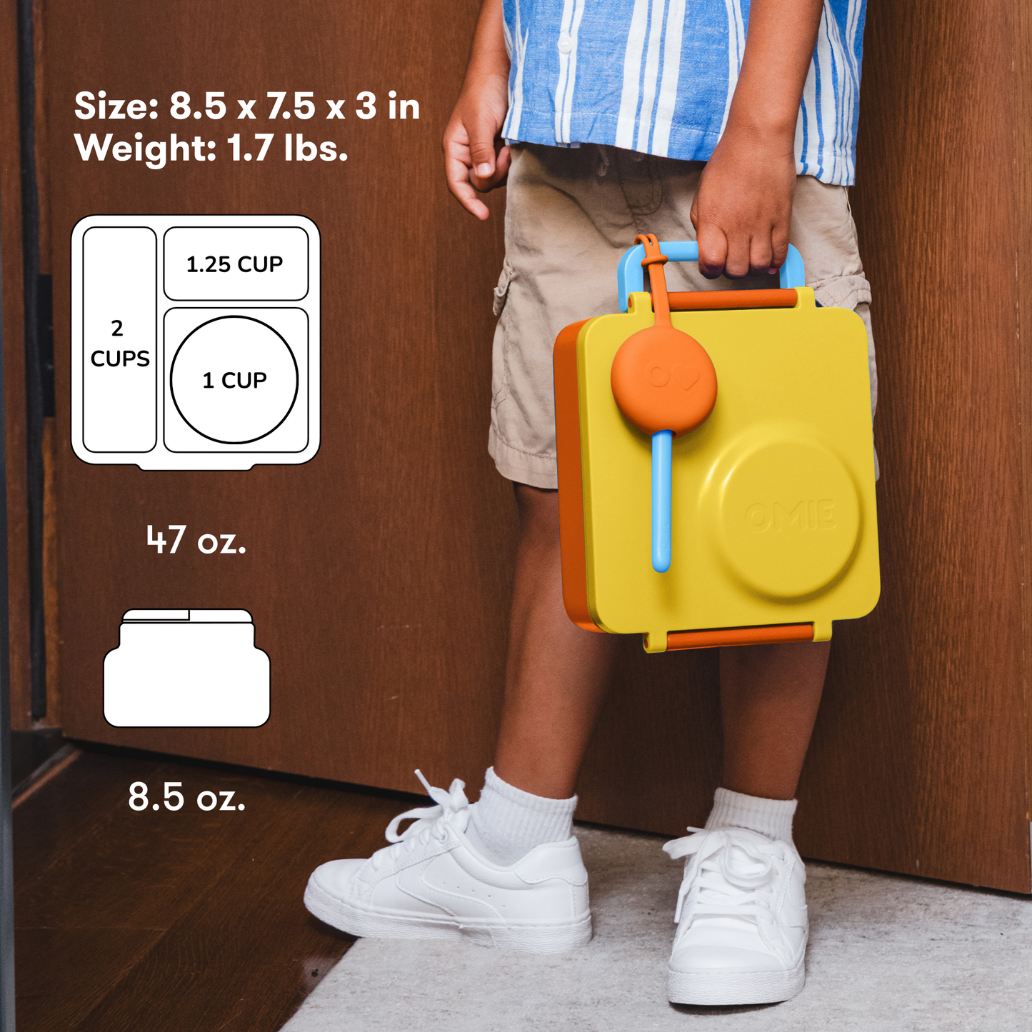 OmieBox hot and cold food lunchbox