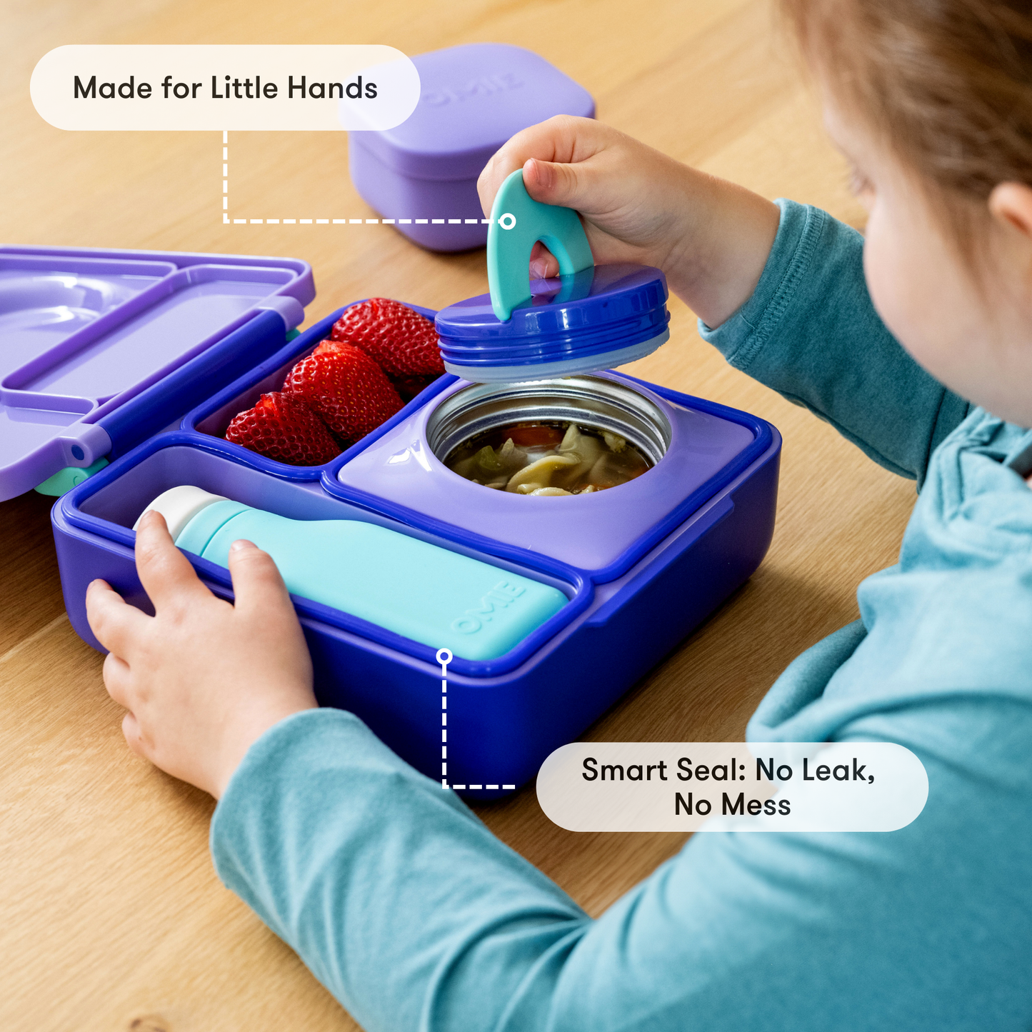 OmieBox hot and cold food lunchbox