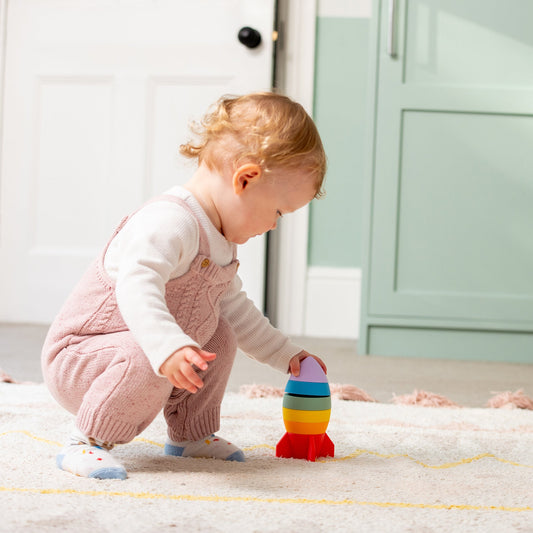 SiliSoft® Rocket Stacker (Rainbow)