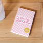 Gratitude Journal Hardback checkerboard A5