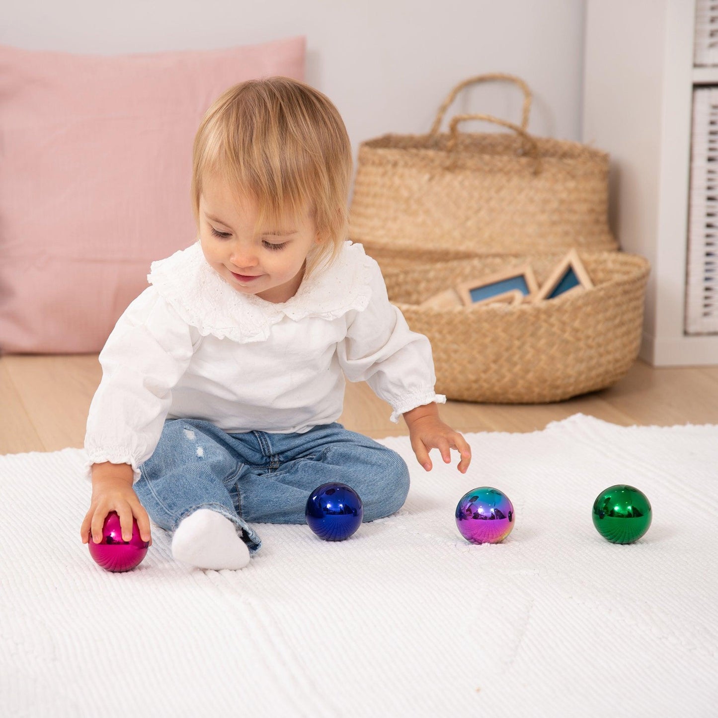 Sensory Steel Colour Mystery Balls