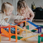 Cleverclixx Race Track Intense 65 piece Magnetic Tiles Set