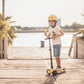 Scoot & Ride Highwaykick 3 LED foldaway scooter - Lemon