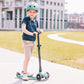Scoot & Ride Highwaykick 3 LED foldaway scooter - Forest