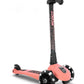 Scoot & Ride Highwaykick 3 LED foldaway scooter - Peach