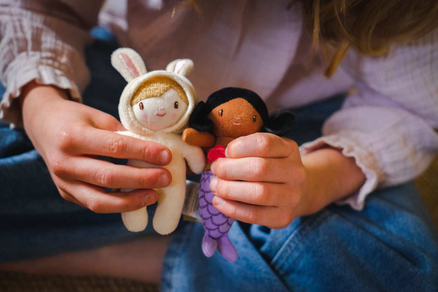 Little Peeps Binky Bunny Matchbox Doll