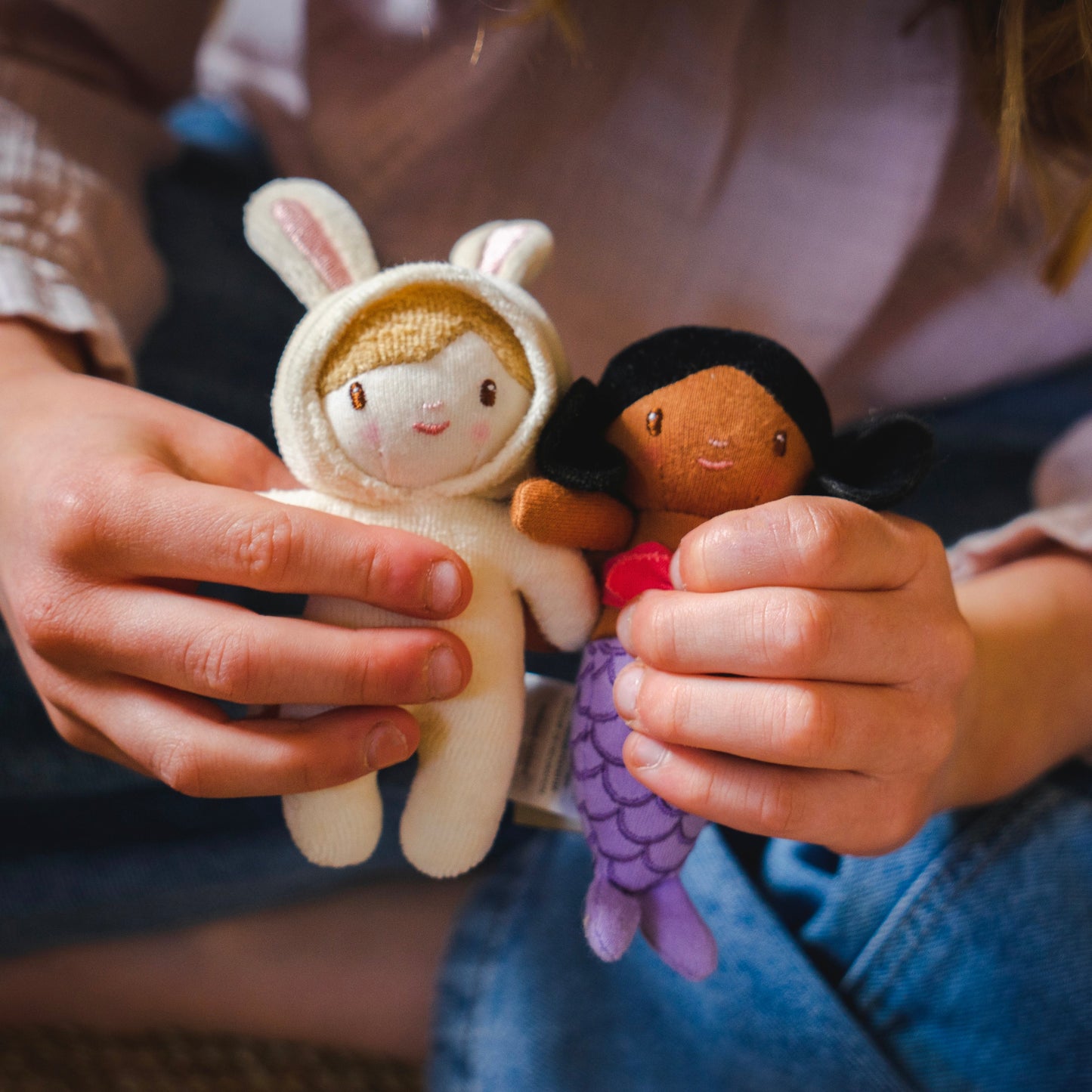 Little Peeps Binky Bunny Matchbox Doll