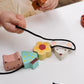 Wooden Garden Threading Beads