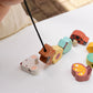 Wooden Garden Threading Beads