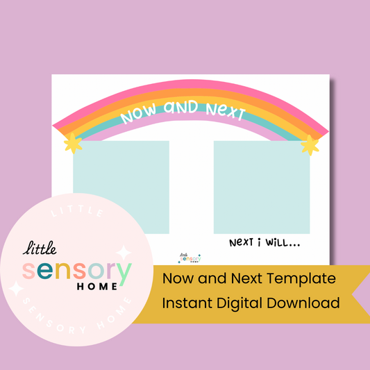 Now and Next Template Digital Download