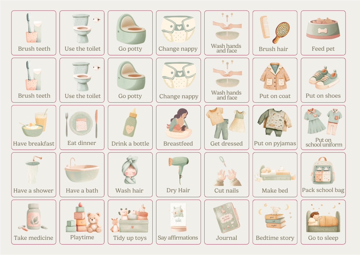 Little Goose Routine Planners for Kids