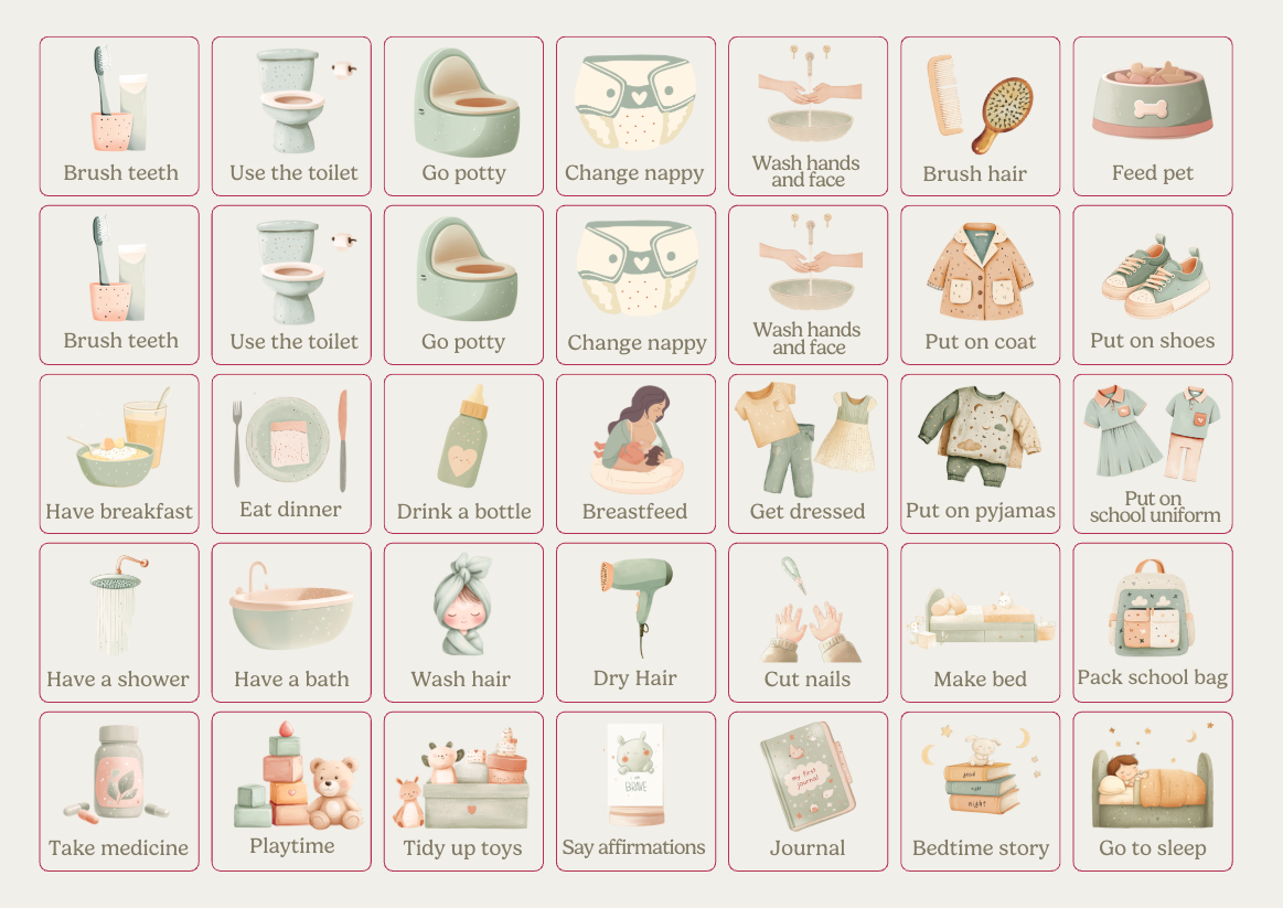 Little Goose Routine Planners for Kids