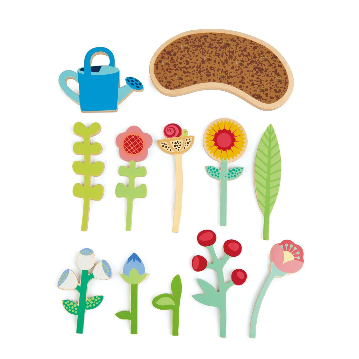 Flower Bed Wooden Toy