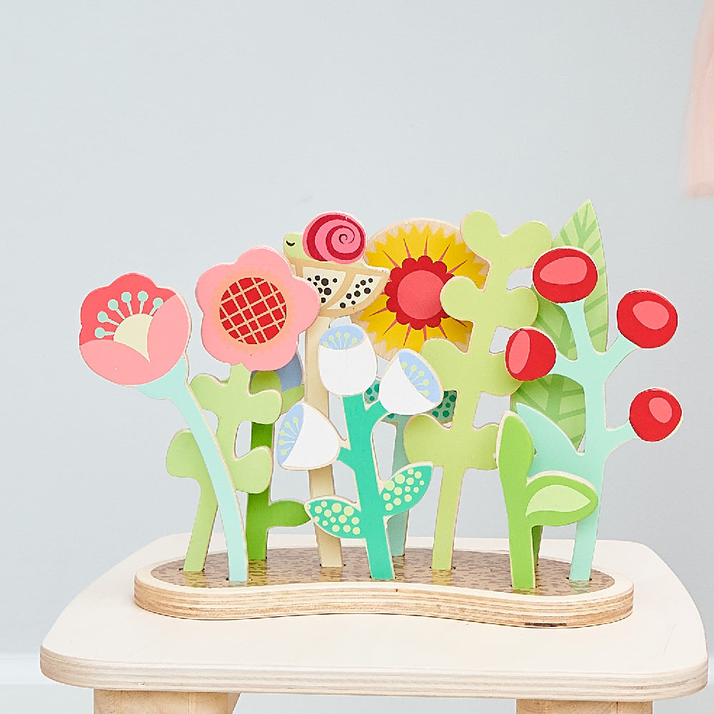 Flower Bed Wooden Toy