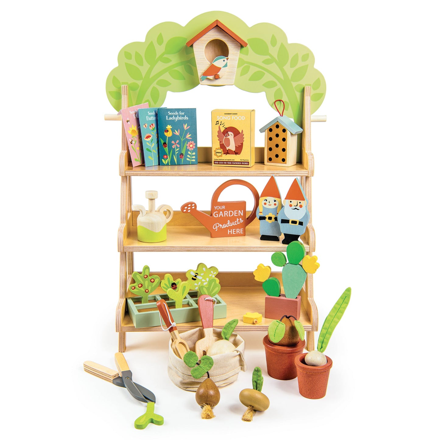 Wooden Garden Centre Shop