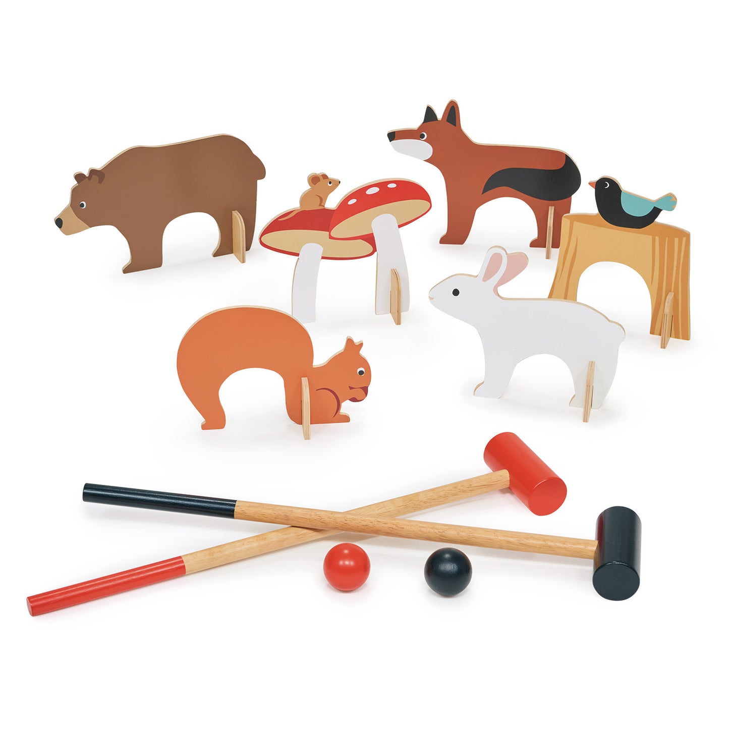 Tenderleaf Toys Woodland Croquet Set
