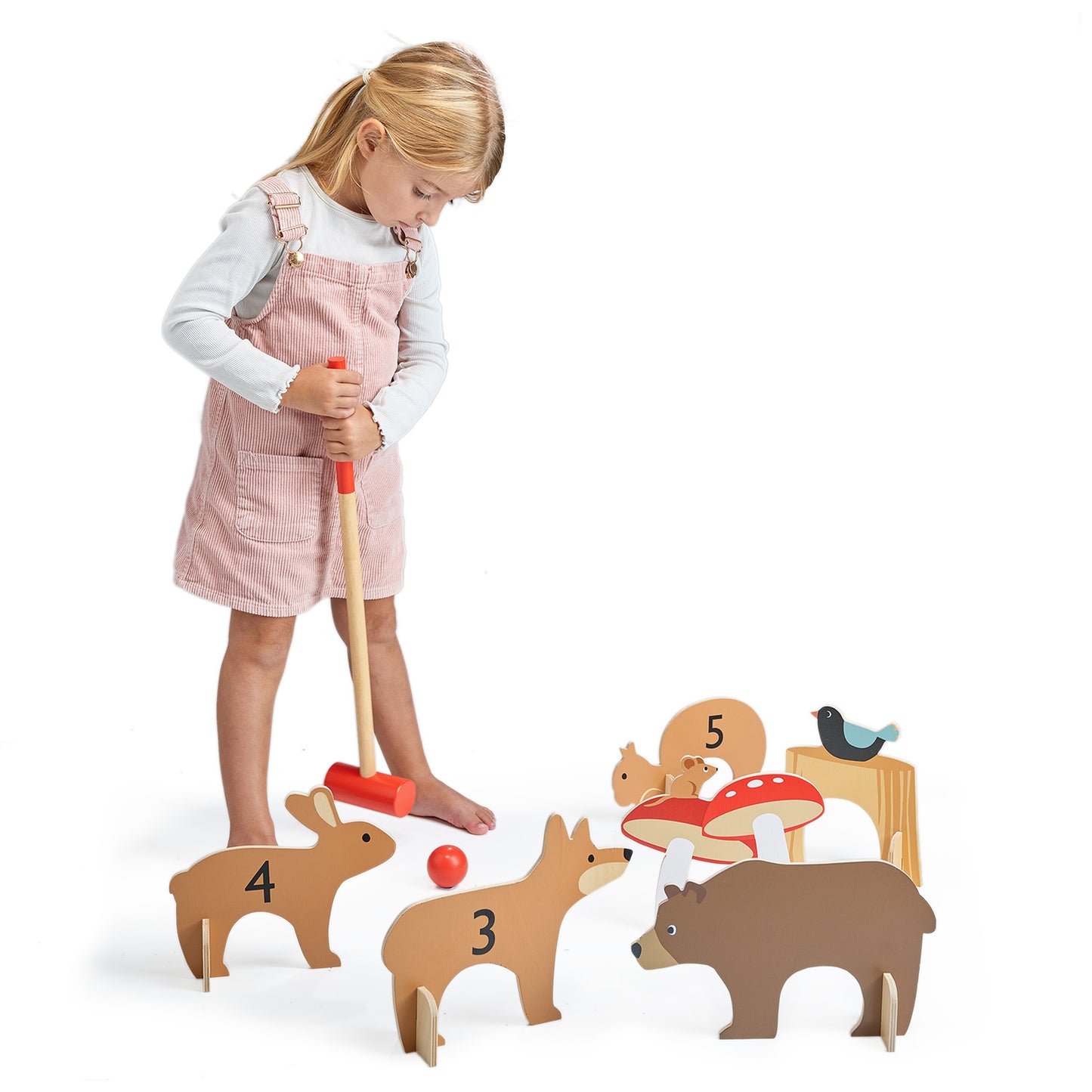 Tenderleaf Toys Woodland Croquet Set