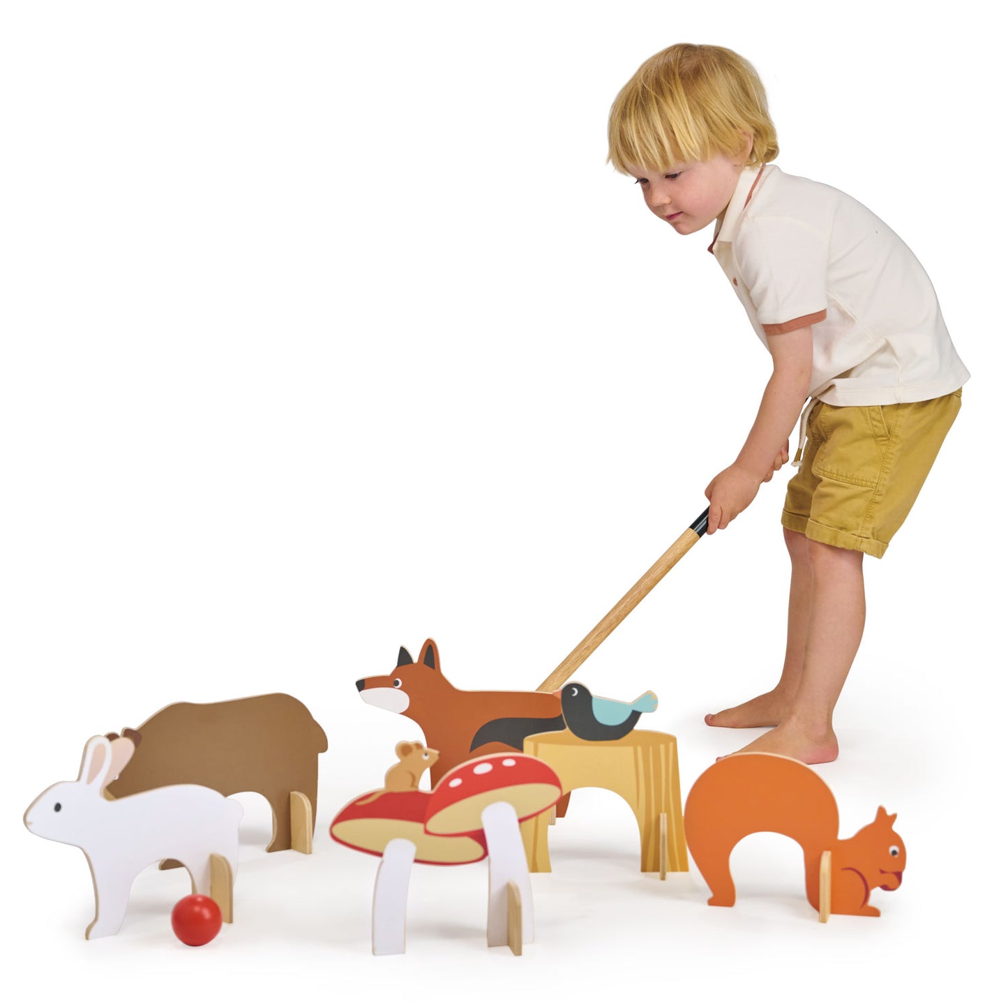 Tenderleaf Toys Woodland Croquet Set