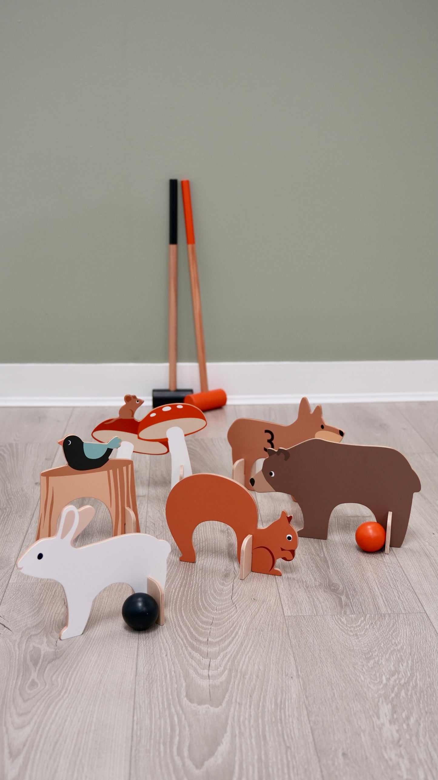 Tenderleaf Toys Woodland Croquet Set