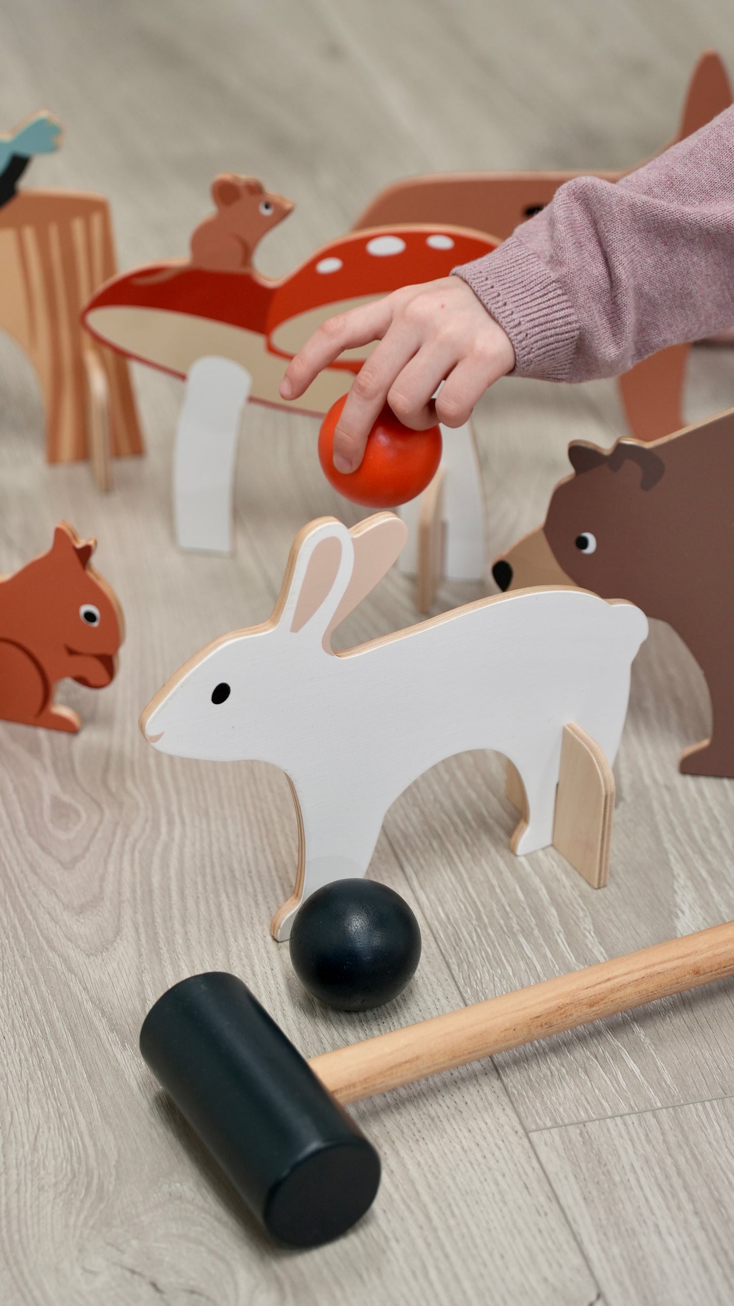 Tenderleaf Toys Woodland Croquet Set