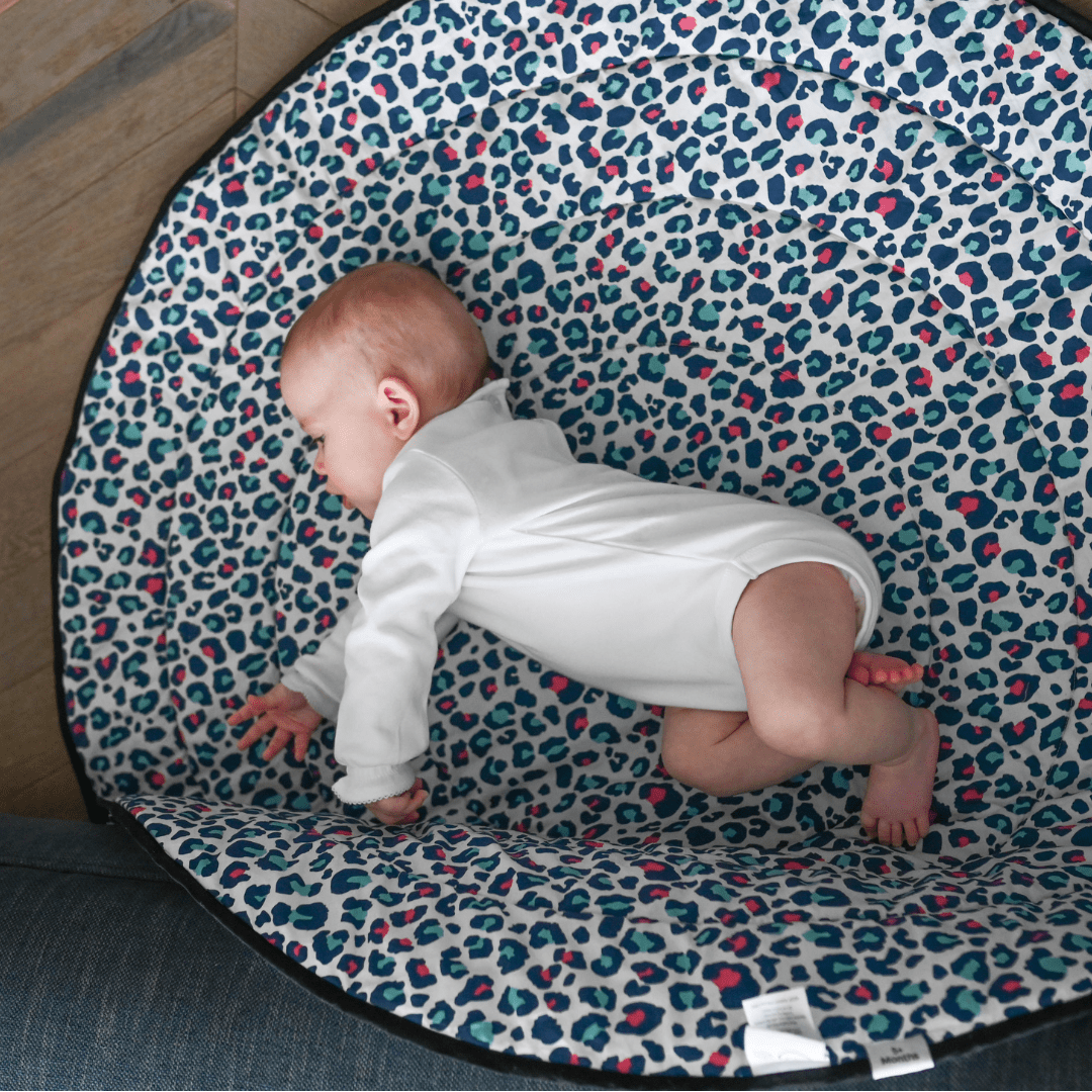 Etta Loves animal print playmat - reversible newborn to 4 months and 5+ months