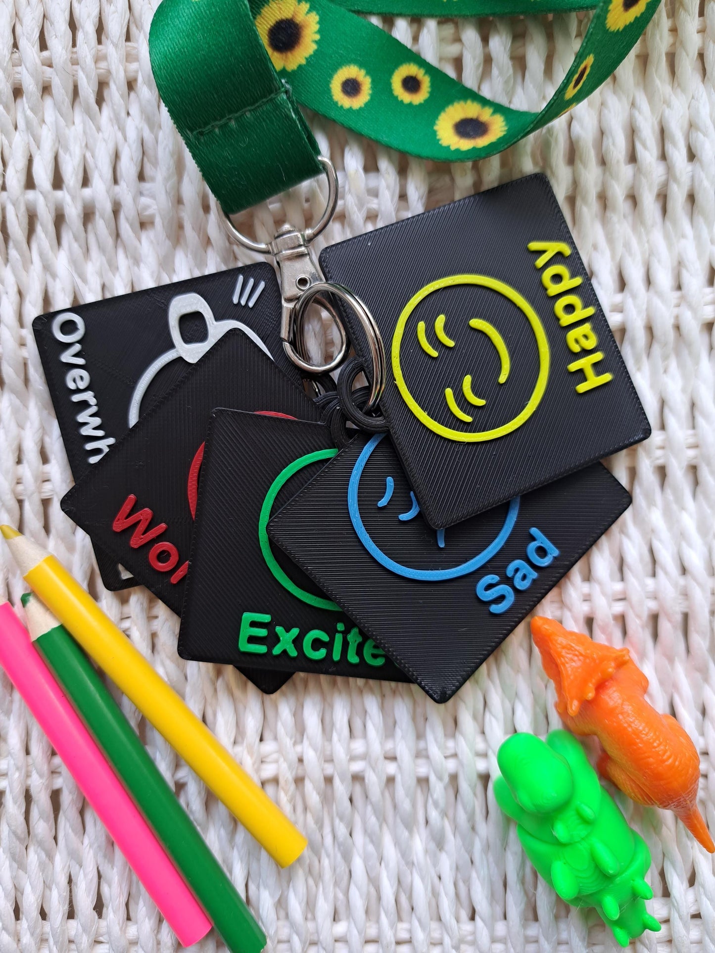 Visual Emotion Communication Tag Set (5 Tags)