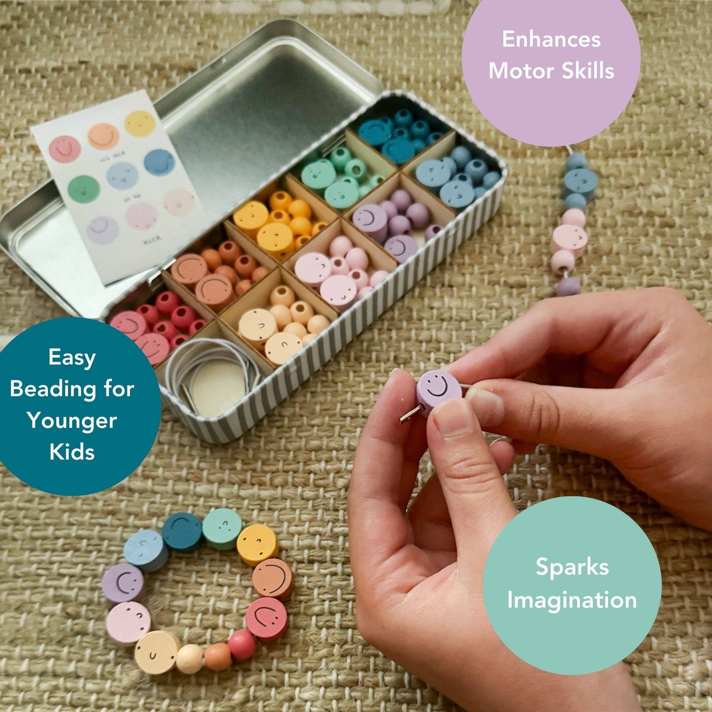 It's Nice To Be Nice Bracelet Beading Kit for Children